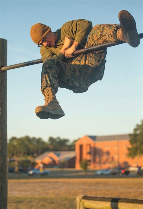 DVIDS - Images - Marine recruits test strength, balance on Parris ...