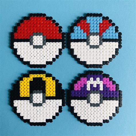 Pokeball Pixel Grid