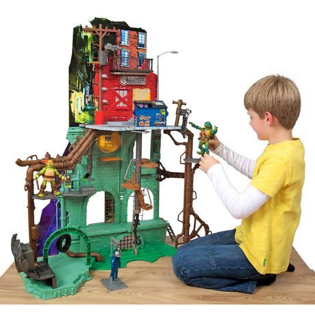 Teenage Mutant Ninja Turtles - Playsets - Super Sewer Lair Playset | Walmart Canada