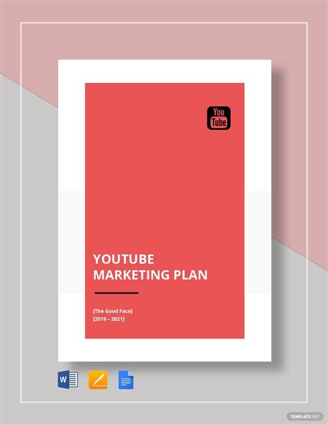 YouTube Marketing Plan Template in Word, Pages, Google Docs - Download | Template.net