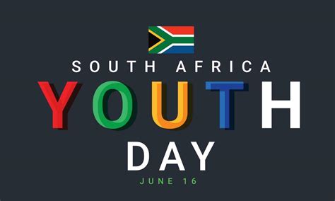 Youth day south africa 16 june. background, banner, card, poster, template. Vector illustration ...