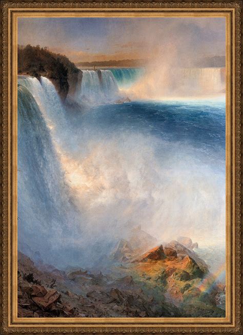 Frederic Edwin Church Niagara Falls 1867 A4 reproduction | Etsy