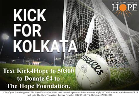 Kick for Kolkata - The Hope Foundation