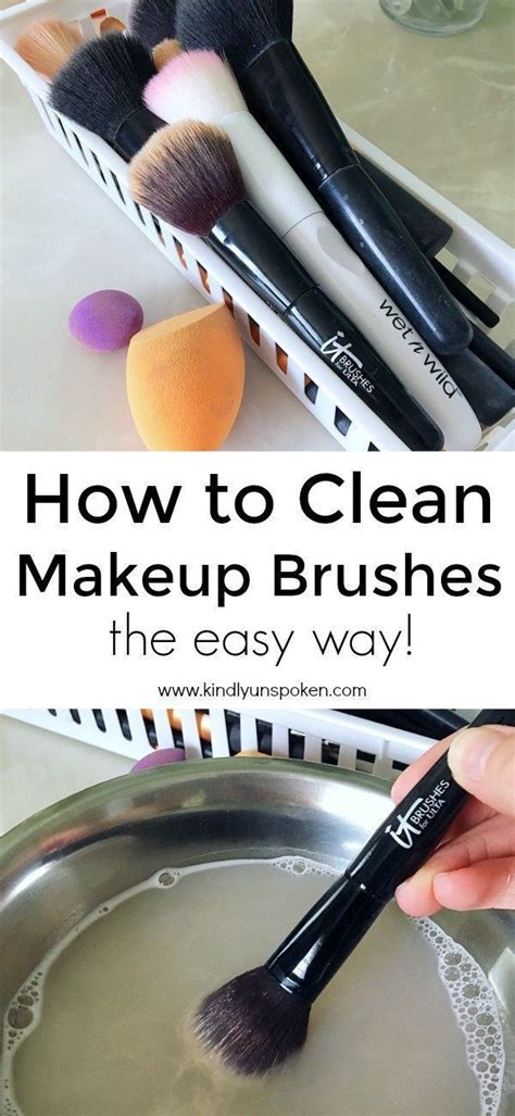 How to Clean Makeup Brushes {The Easy Way} (With images) | How to wash makeup brushes, How to ...