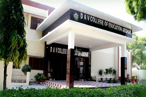 DAV College of Education, Abohar: Admission, Fees, Courses, Placements ...