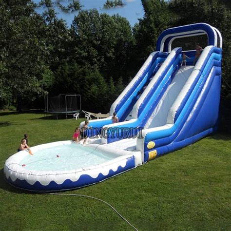 China sales inflatable water slide for pool in inflatable slide pool ...