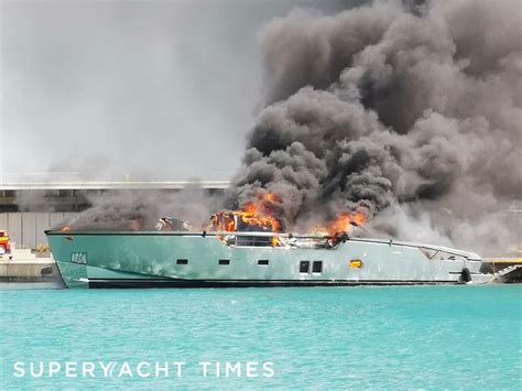 Fire severely damages 27m Sanlorenzo yacht Pesa in Valencia, Spain