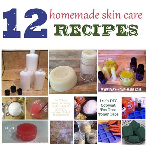 Skin Care Products - 12 DIY Homemade Skin Care Recipes