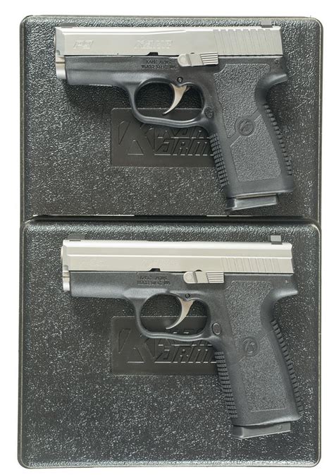 Two Kahr Arms Semi-Automatic Pistols with Cases -A) Kahr Model P | Rock ...