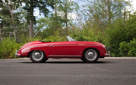 1954, Porsche, 356, Speedster, Signal, Red, Classic, Cars Wallpapers HD ...