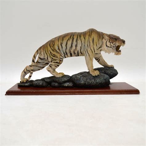 Antique Decorative Tiger Sculpture | Marylebone Antiques