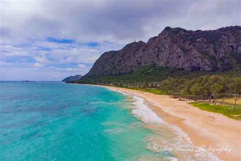 Waimanalo Beach aerial