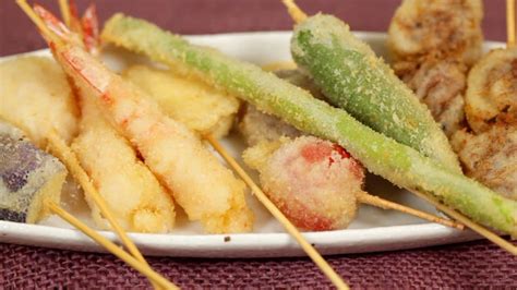 Kushikatsu Recipe (Deep-Fried Skewered Meat and Vegetables with Savory ...