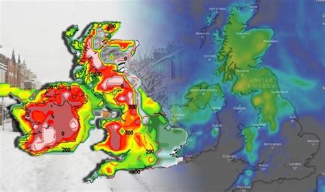 UK snow radar: Horror maps reveal widespread snow to hit UK | Weather ...