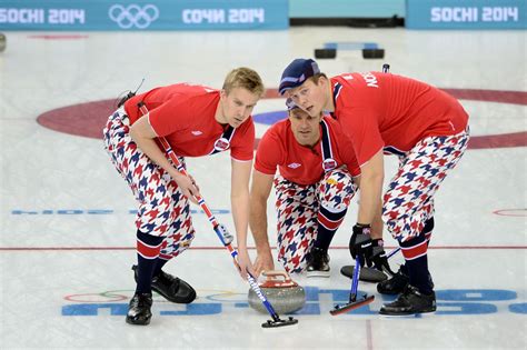 Team Norway's Curling Pants Take Olympic Fashion to the Next Level. Or ...