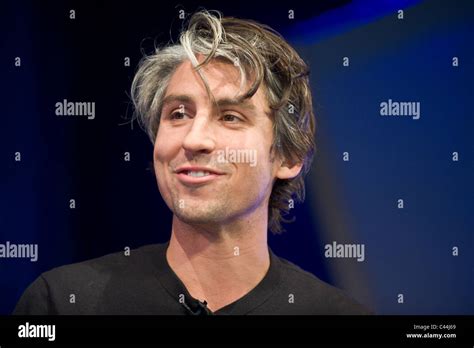 George Lamb television presenter and son of actor Larry Lamb pictured at Hay Festival 2011 Stock ...