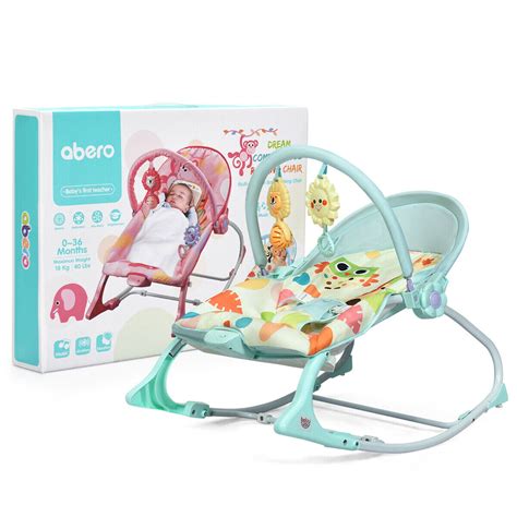 New-Born Baby Bouncer Chair Baby Musical Rocker Baby Activity Centre ...