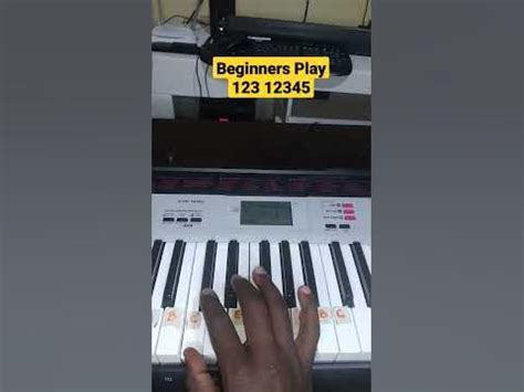 Piano For Beginners - Playing 123 - 12345 #shorts #piano ...