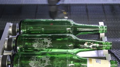 glass bottle engraving machine, CO2 laser engraving machine for wine bottle - YouTube