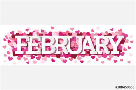 February clipart word, Picture #2689143 february clipart word