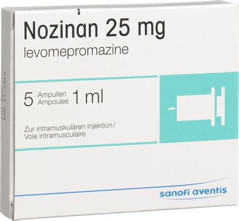 Nozinan Injektionslösung 25mg/ml 5 Ampullen 1ml in der Adler Apotheke