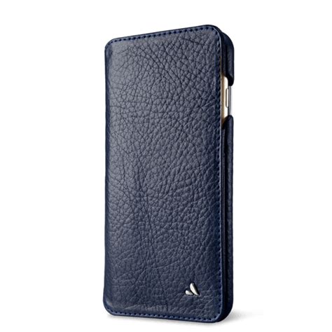 Wallet leather case for iPhone 7 with slots for 4 CC and Folded bills - Vaja