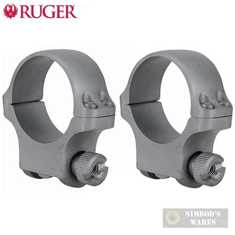 Ruger 30mm Medium Scope Rings (2) w/ Hawkeye Finish 90318 ...