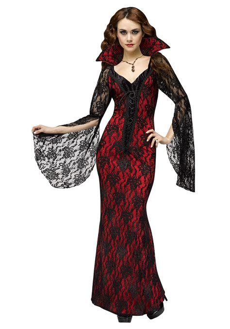 Womens Elegant Vampiress Costume