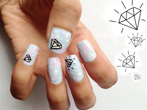 30 Beautiful Diamond Nail Art Designs | Diamond Nails Inspiration