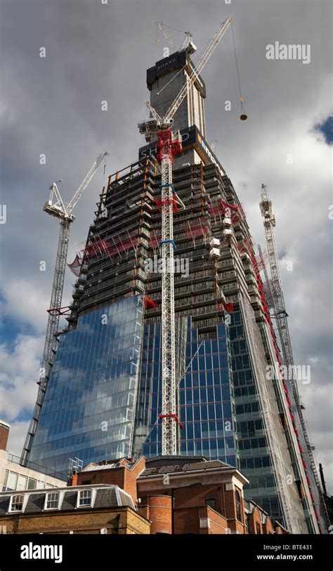 The Shard skyscraper under construction at London Bridge in London, UK Stock Photo - Alamy