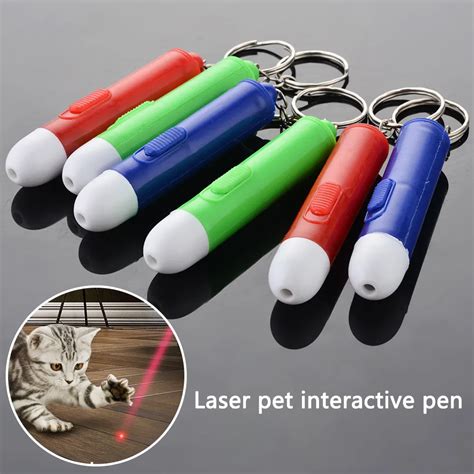 Hoomall Cat Toys Tease Cats Rods Laser Pen LED Light Laser Toys Funny ...