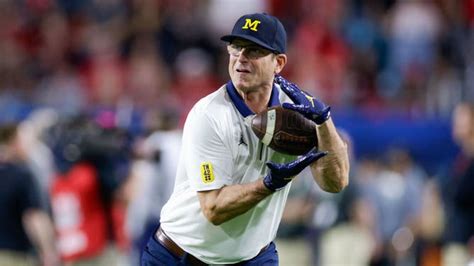 Jim Harbaugh Wears Khaki Pants To The Beach - outkick | OutKick