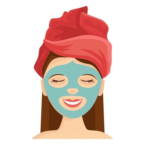 Face mask illustration #AD , #SPONSORED, #PAID, #illustration, #mask, #Face | Beauty mask, Face ...