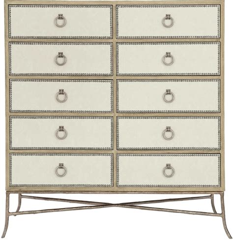 Bernhardt Furniture Rustic Patina Panel Bedroom Set, King in Peppercorn