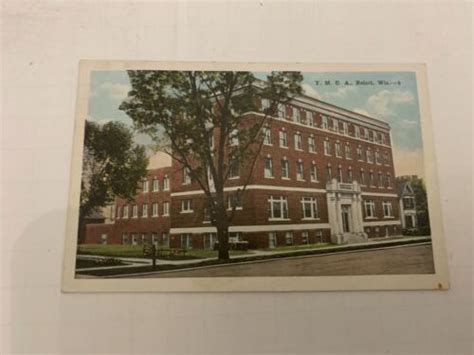 1922 YMCA Building Beloit Wisconsin Postcard | eBay