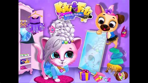 Kiki Fifi Pet Beauty Salon Games / Tutotoons / Children / Baby / Android Gameplay Video - YouTube