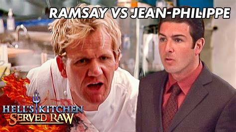 Hell's Kitchen Served Raw - Episode 8 | Ramsay vs Jean-Philippe - YouTube