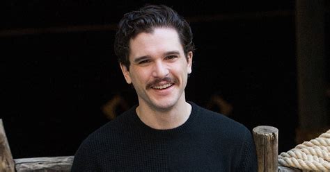 Kit Harington Haircut and Mustache 2019 Pictures | POPSUGAR Celebrity