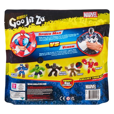 Heroes of Goo Jit Zu Licensed Marvel Versus Pack - Spider-Man vs Venom ...