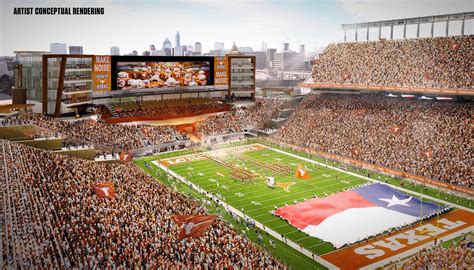 Larger conceptual rendering of the DKR South Endzone expansion : r/LonghornNation