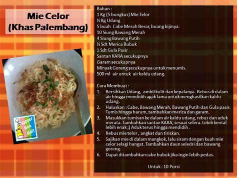 Cooking Time!: MIE CELOR (Khas Palembang)