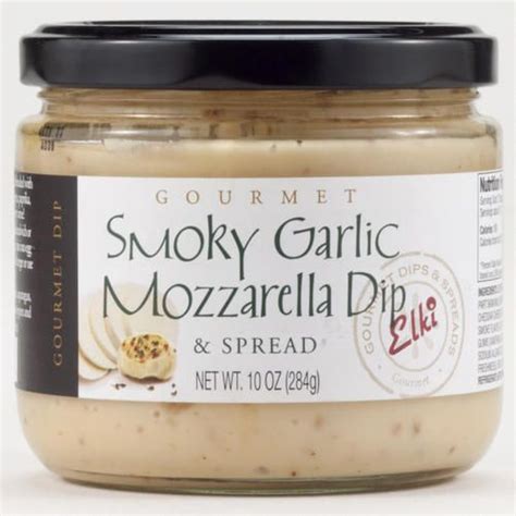 Elki Smoky Garlic Mozzarella Dip | Mozzarella, Smokies, Garlic