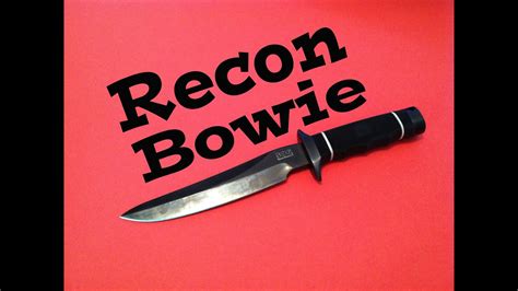 SOG Recon Bowie 2.0 Knife Review: Awesome! - YouTube