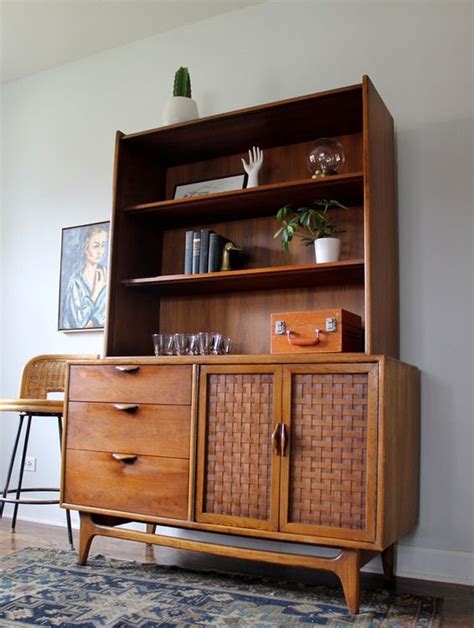 Mid Century Modern Lane Cabinet Bookcase Credenza | Affordable mid ...