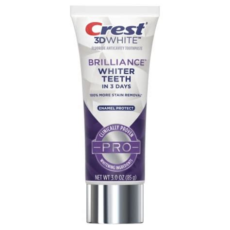 Crest 3D White Brilliance Pro Enamel Protect Toothpaste, 3.0 oz - Fry’s Food Stores