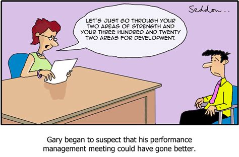 Employee Performance Review Cartoon