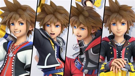 Sora’s face and body shape in Super Smash Bros. Ultimate are based on his designs from several ...