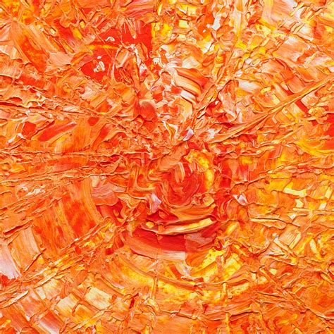 ORANGE Abstract Art Prints and Acrylic Painting, Modern Art Print, Wall Art Prints, Trendy Wall ...