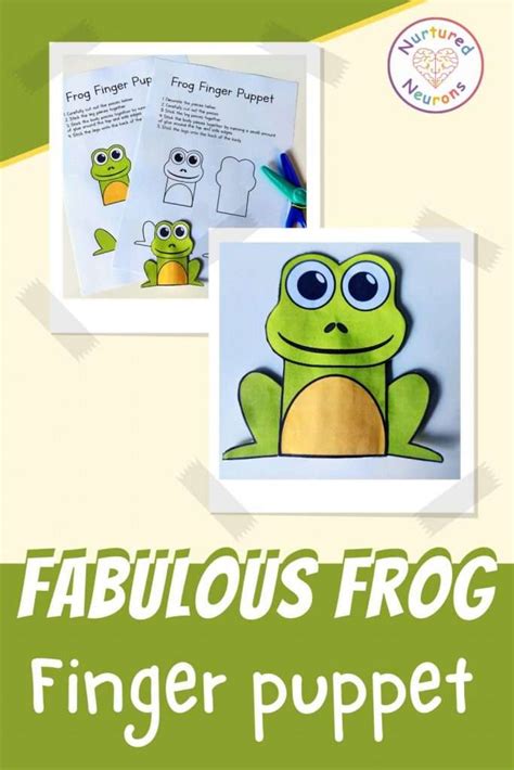 Fabulous Frog Finger Puppet (Printable Templates) - Nurtured Neurons