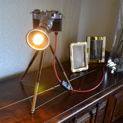 Table lamp/Desk light - 'The Comet' Funky unusual lighting made from repurposed objects, Table ...